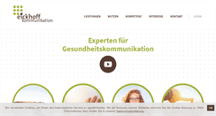 Desktop Screenshot of eickhoff-kommunikation.de